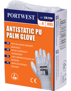 Gant vending palm antistatique enduit PU