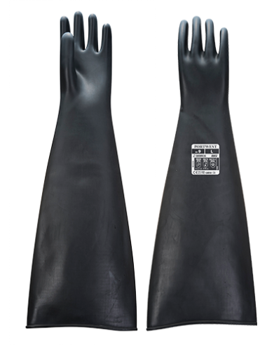 Budget gants rose 38 cm Extra Long Taille L Gants en Caoutchouc Rubber basiques #17 