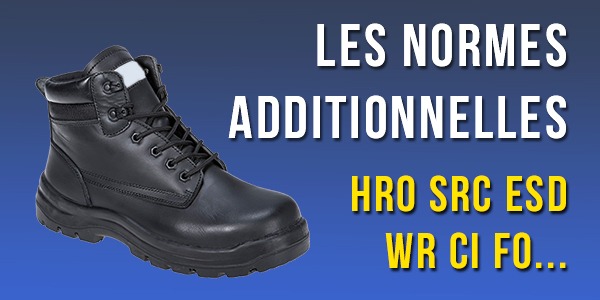 Chaussure de sécurité hydrofuge répondant à la Norme Wr ou WRU